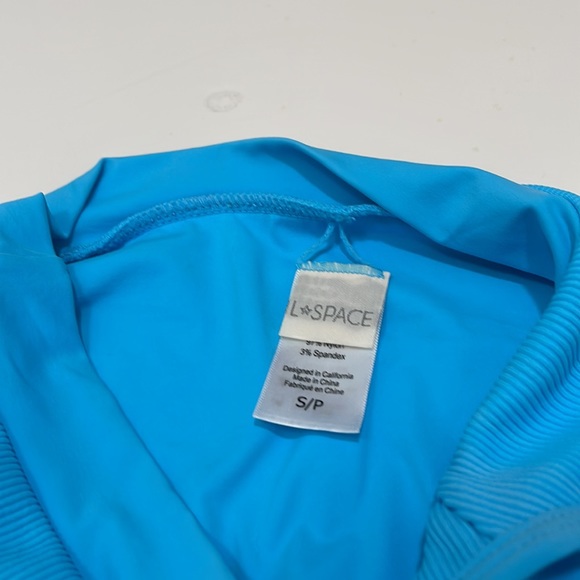 L Space Bikini Womens Frenchi Blue Bitsy Cut Swim Bottom Small - Picture 6 of 9